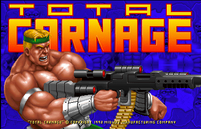 Total Carnage  title screen image #1 