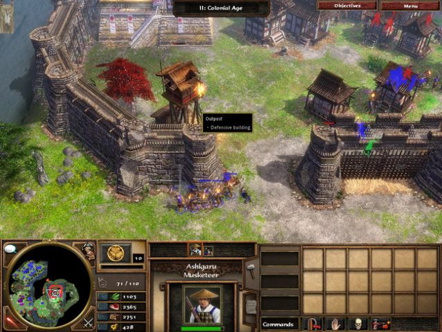 Age of Empires III: The Asian Dynasties  in-game screen image #1 