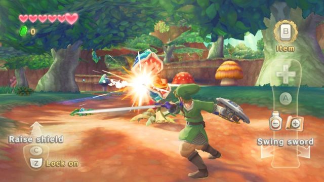The Legend of Zelda: Skyward Sword in-game screen image #1 