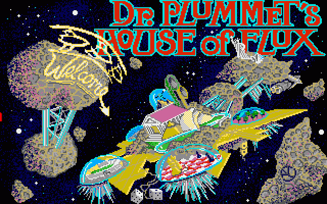 Dr. Plummet's House of Flux title screen image #1 