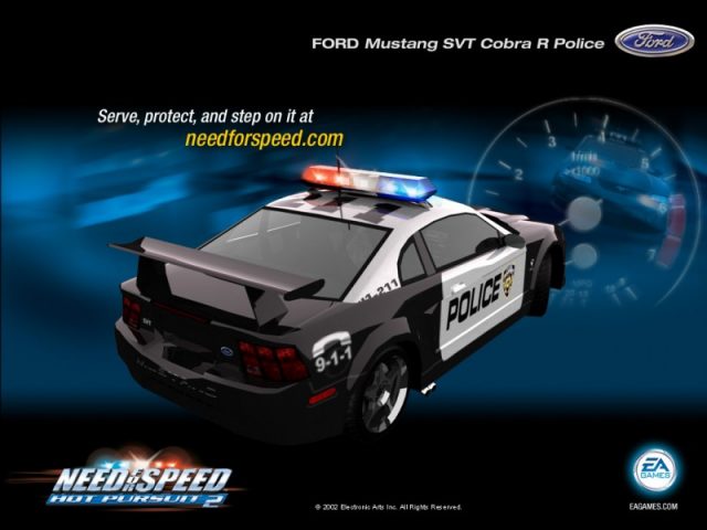 Need for Speed: Hot Pursuit 2  game art image #1 Cop car design