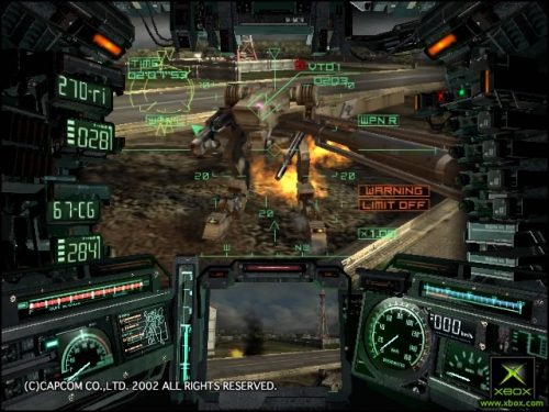 Steel Battalion  in-game screen image #1 