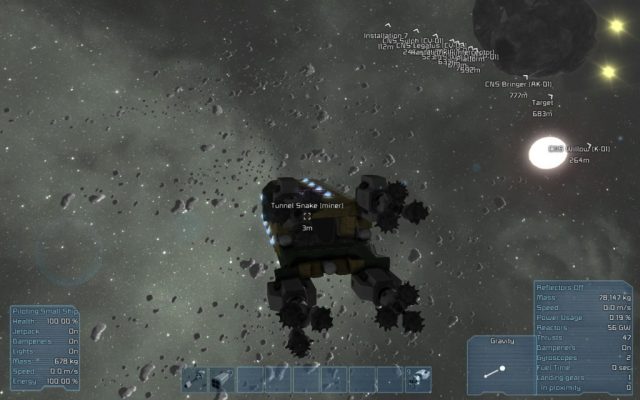 make a game like space engineers in unity