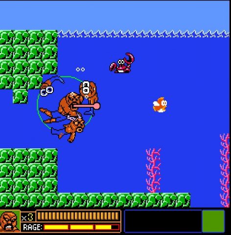 Abobo's Big Adventure in-game screen image #1 Super Mario Bros. stage