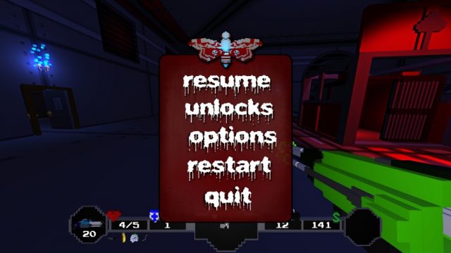 Paranautical Activity in-game screen image #1 Pause menu