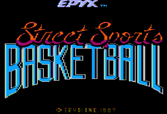 Street Sports Basketball title screen image #1 