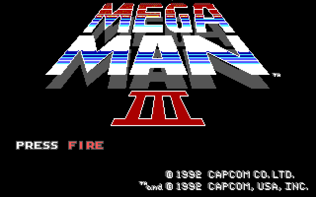 Mega Man III title screen image #1 