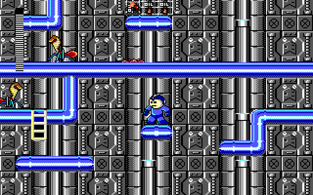 Mega Man III in-game screen image #4 Oil Man stage