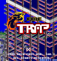 Fire Trap  title screen image #1 