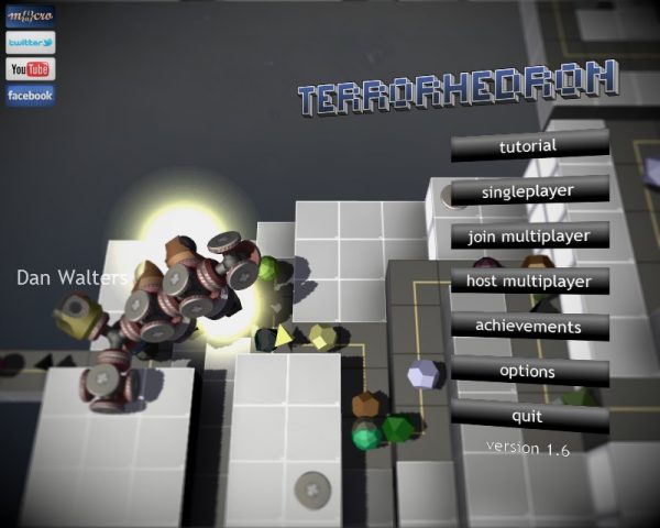 Terrorhedron title screen image #1 