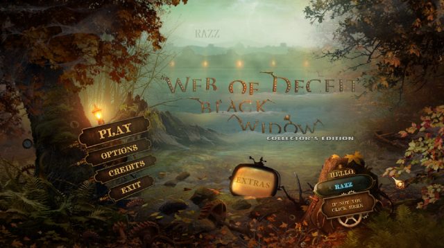 Web of Deceit: Black Widow Collector's Edition title screen image #1 