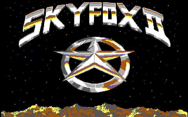 Skyfox II: The Cygnus Conflict  title screen image #1 