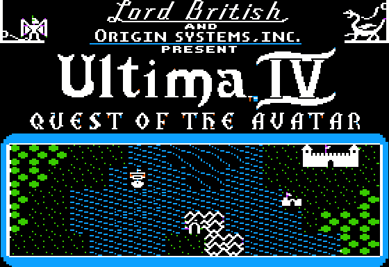 Ultima IV: Quest of the Avatar  title screen image #1 