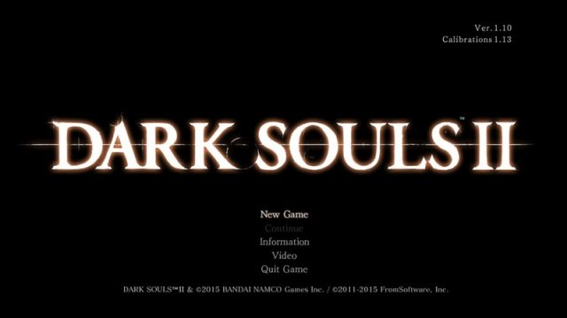 Dark Souls II  title screen image #1 