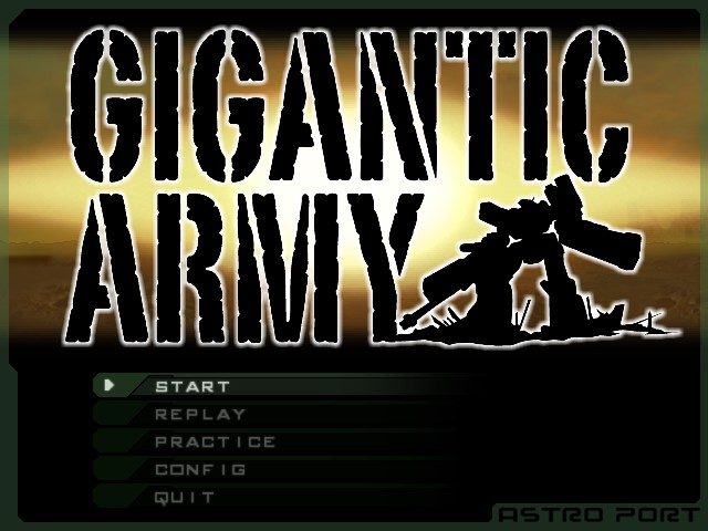 Gigantic Army title screen image #1 