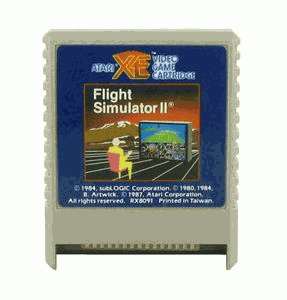 Flight Simulator II cabinet / card / hardware image #1 
