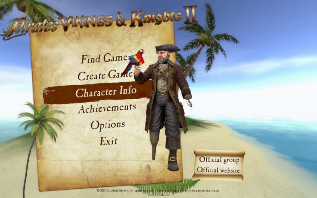 Pirates, Vikings and Knights II  title screen image #1 