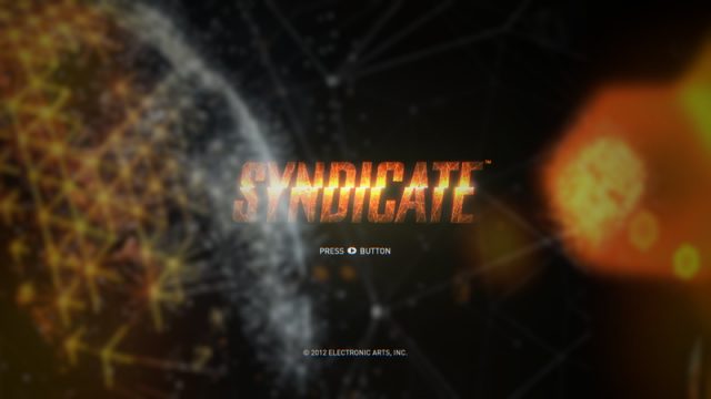 Syndicate  title screen image #1 