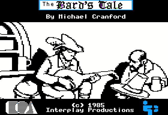 The Bard's Tale: Tales of the Unknown  title screen image #1 