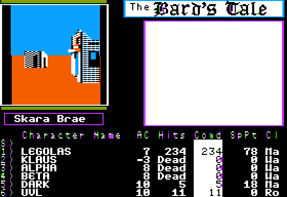 The Bard's Tale: Tales of the Unknown  in-game screen image #2 