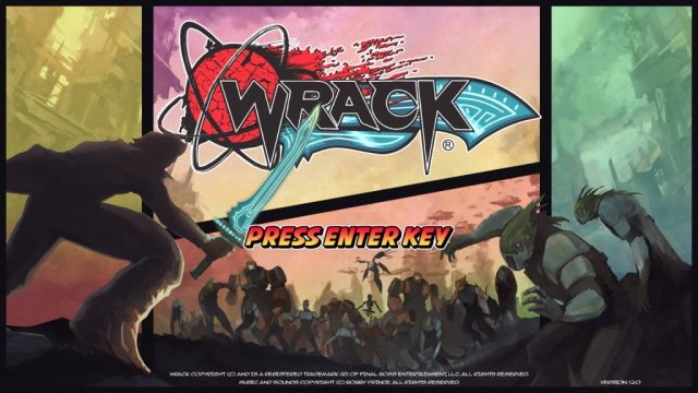 Wrack title screen image #1 
