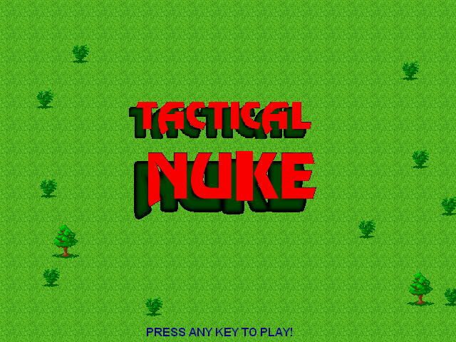 Tactical Nuke title screen image #1 