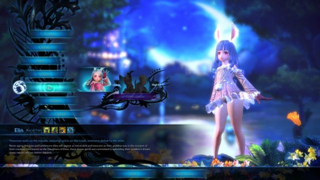 Tera  in-game screen image #6 Character creation, Elin race