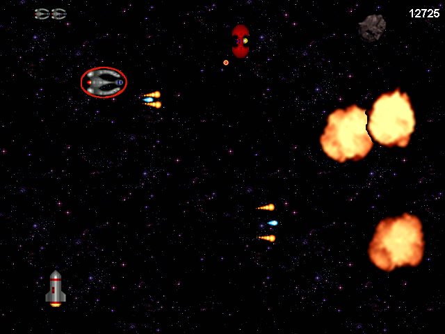 Asteroid Attack in-game screen image #1 