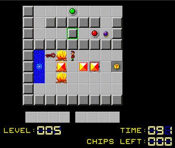 Chip's Challenge 1 in-game screen image #1 