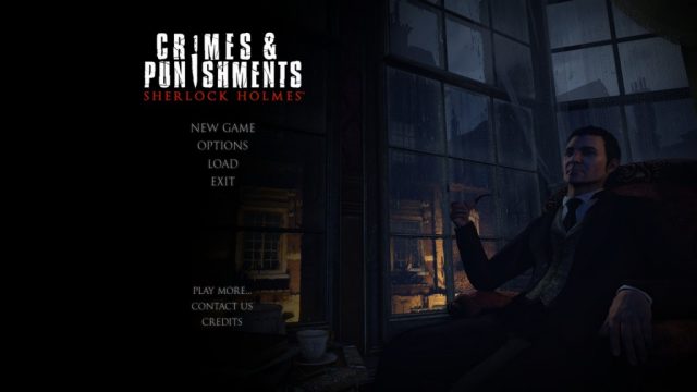 Sherlock Holmes: Crimes & Punishments  title screen image #1 