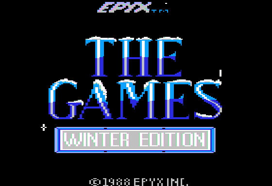 The Games: Winter Edition title screen image #1 