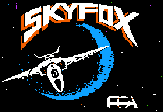 Skyfox  title screen image #1 