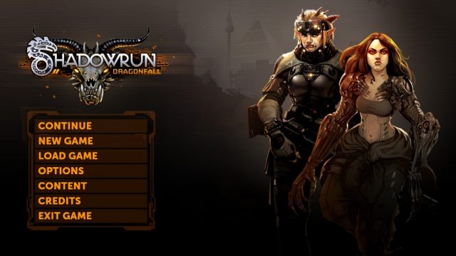 Shadowrun: Dragonfall  title screen image #2 