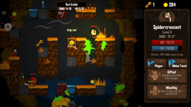 Vertical Drop Heroes  in-game screen image #1 