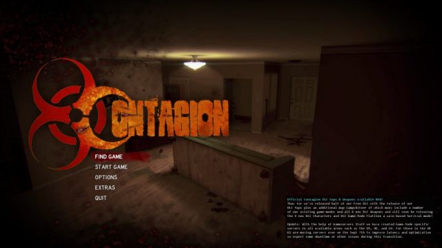 Contagion title screen image #1 