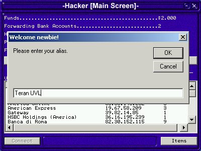 Hacker title screen image #1 