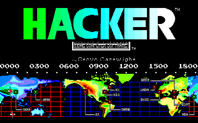 Hacker  title screen image #1 