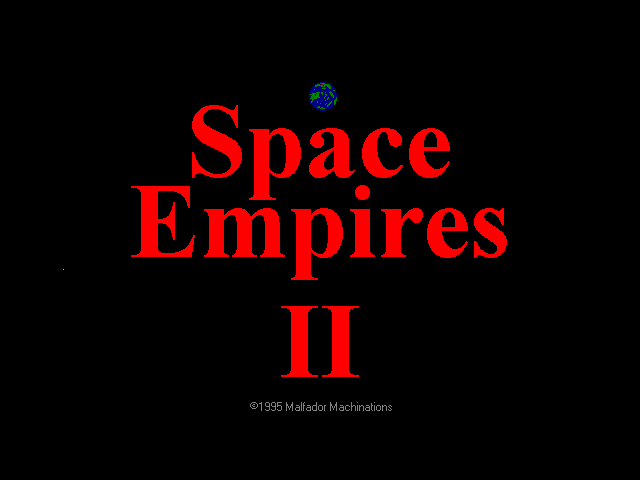 Space Empires II  title screen image #1 