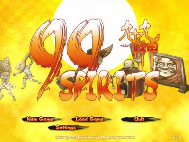 99 Spirits  title screen image #2 