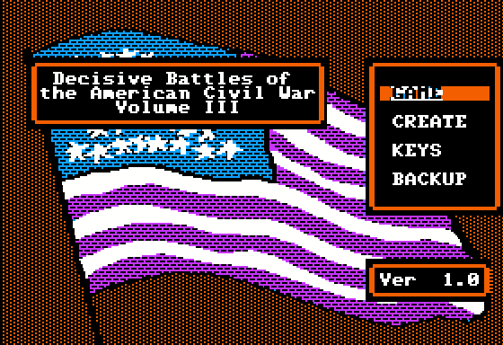 Decisive Battles of the American Civil War, Vol. 3  title screen image #1 