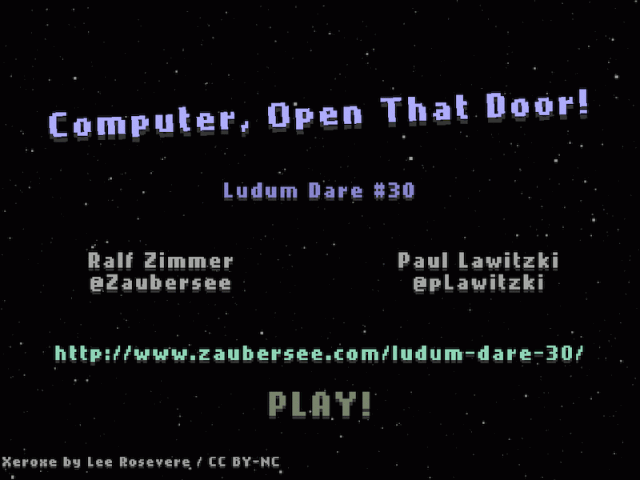 Computer, Open That Door! title screen image #1 