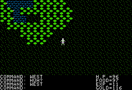 Ultima  in-game screen image #1 