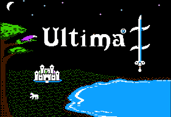 Ultima I: The First Age of Darkness  title screen image #1 