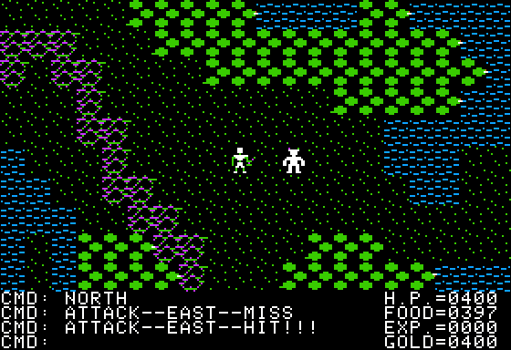 Ultima II: Revenge of the Enchantress in-game screen image #1 