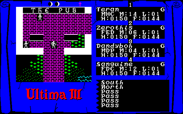 Ultima III: Exodus in-game screen image #2 