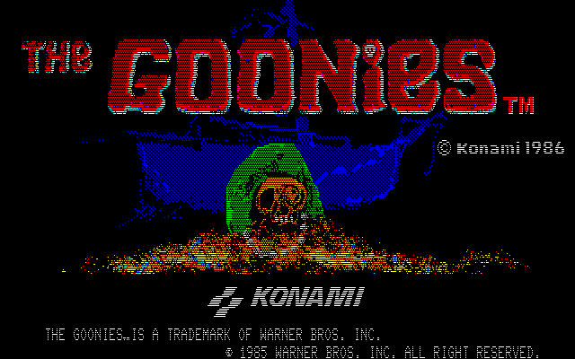 The Goonies  title screen image #1 