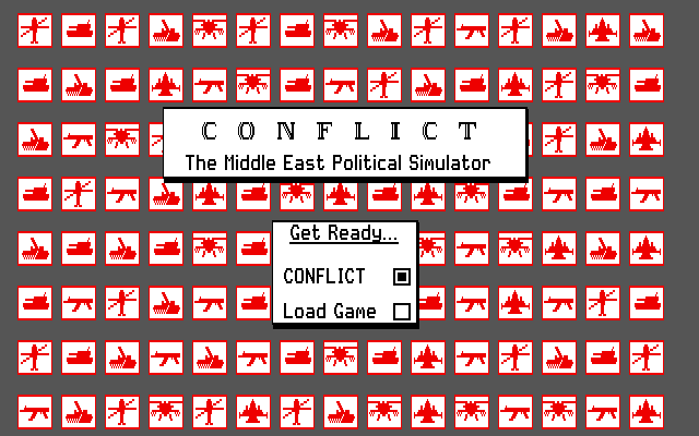 Conflict: The Middle East Political Simulator  title screen image #1 