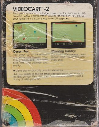 Videocart 2: Desert Fox - Shooting Gallery  package image #1 