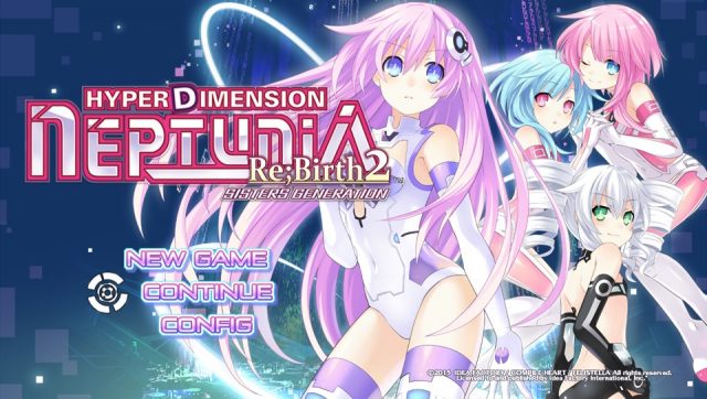 Hyperdimension Neptunia Re;Birth2: Sisters Generation title screen image #1 