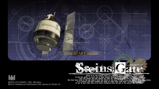Steins;Gate  title screen image #1 